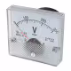 Волтметър SF-80, DC, директен, 300V, 80x80mm, Ф65mm