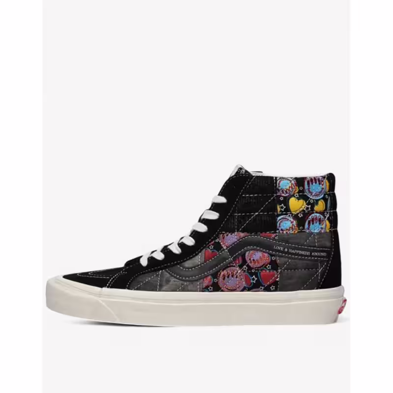 VANS Sk8-Hi 38 Shoes Black/Multi