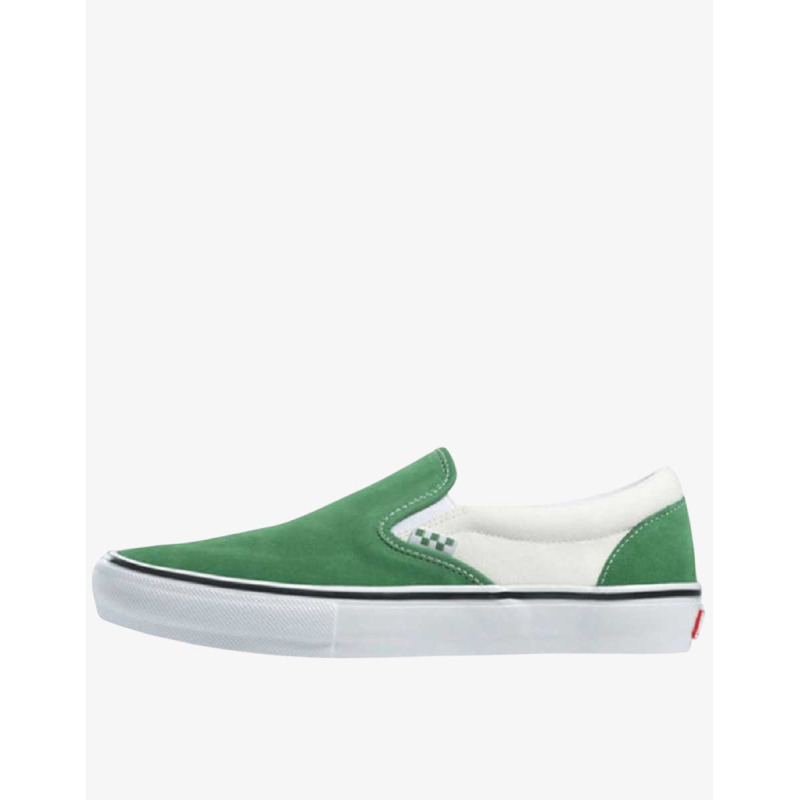 VANS Skate Classics Slip-On Shoes Green/White