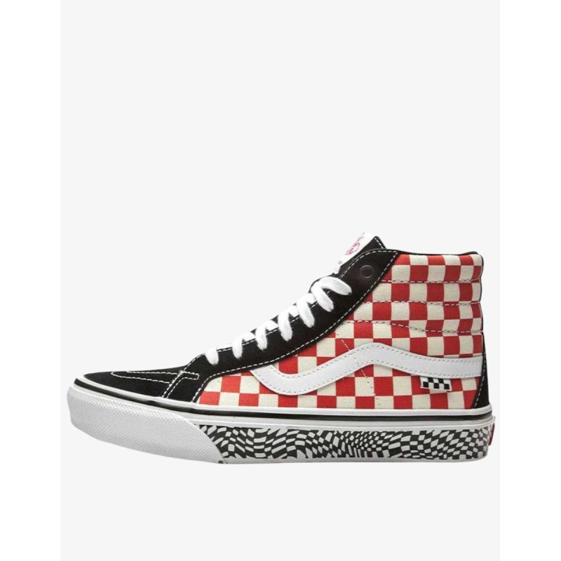 VANS Skate Sk8-Hi Reissue Shoes Black/Red