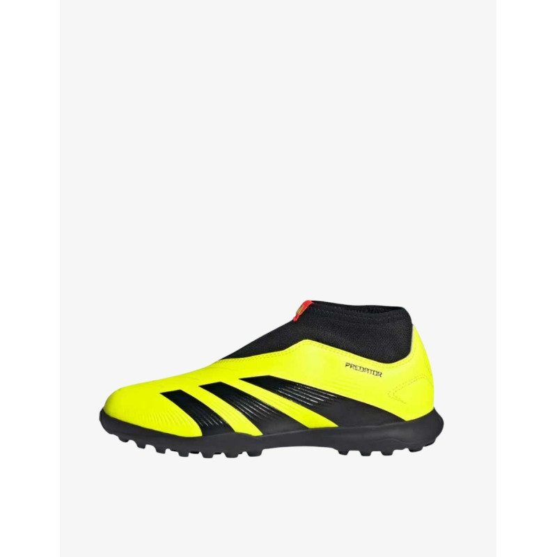 ADIDAS Predator 24 League Laceless Turf Soccer Shoes Yellow