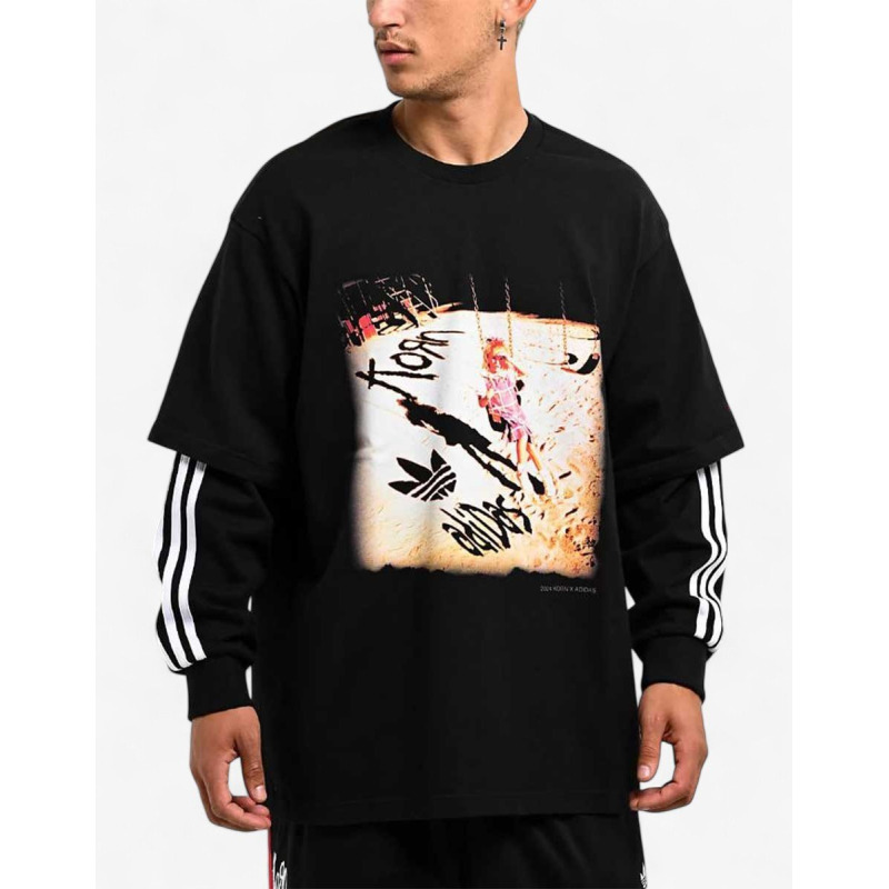 ADIDAS x Korn Blouse Black