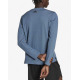 ADIDAS Train Icons 3 Bar Logo Training Crew Blouse Blue