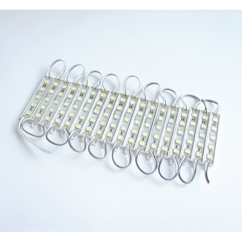 Светодиодна лайсна с 5 диода самозалепваща бяла 12V 1,2W