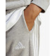 ADIDAS Essentials French Terry Tapered Cuff 3-Stripes Pants Grey