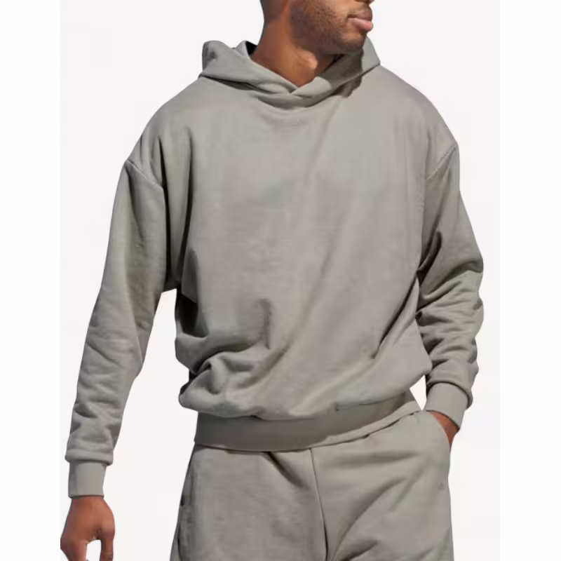 ADIDAS Basketball Sueded Hoodie Beige