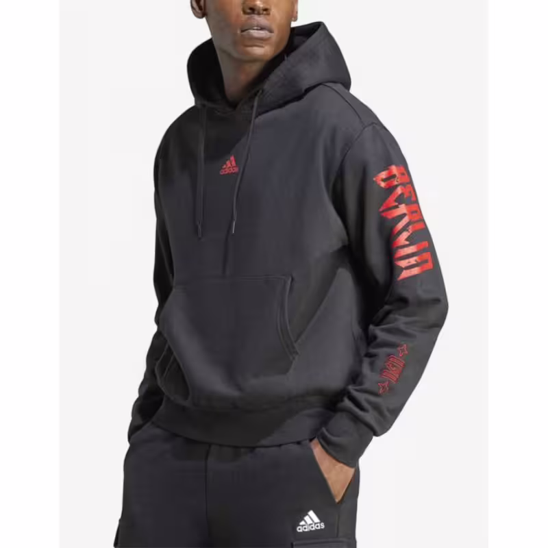ADIDAS Graphic Hoodie Black