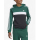 ADIDAS Sportswear Tiberio 3-Stripes Colorblock Fleece Hoodie Green