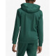 ADIDAS Sportswear Tiberio 3-Stripes Colorblock Fleece Hoodie Green