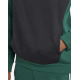 ADIDAS Sportswear Tiberio 3-Stripes Colorblock Fleece Hoodie Green