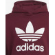 ADIDAS Adicolor Cropped Hoodie Burgundy