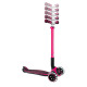Сгъваема тротинетка за деца над 4 години GLOBBER ACE LIGHTS, розова