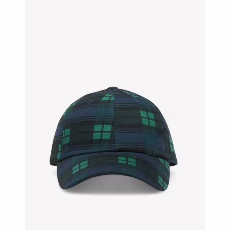 ADIDAS Originals Tartan Basketball Cap Blue/Green