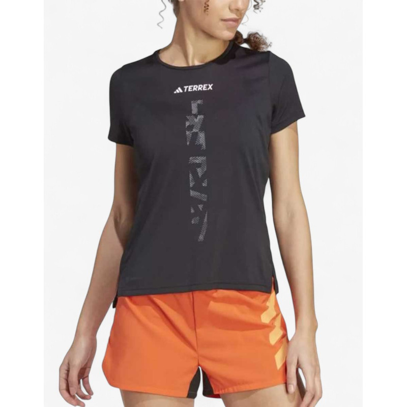 ADIDAS Terrex Agravic Trail Running Tee Black W