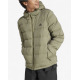 ADIDAS Sportswear Helionic Stretch Hooded Down Jacket Green