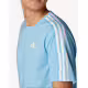 ADIDAS Own The Run 3-Stripes Tee Blue