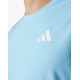 ADIDAS Own The Run 3-Stripes Tee Blue