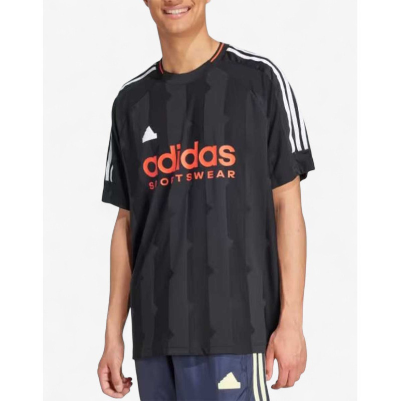 ADIDAS House Of Tiro Jacquard Tee Black
