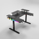Геймърско бюро No brand P203, 5 в 1, RGB, Черен - 74004