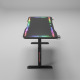 Геймърско бюро No brand Y109, 4 в 1, RGB, Черен - 74009