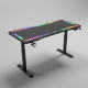 Геймърско бюро No brand Y109, 4 в 1, RGB, Черен - 74009
