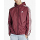 ADIDAS Essentials 3-Stripes Jacket Burgundy