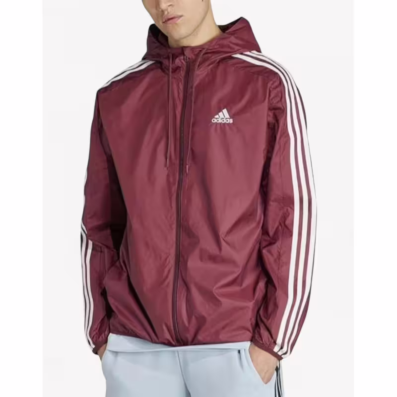 ADIDAS Essentials 3-Stripes Jacket Burgundy