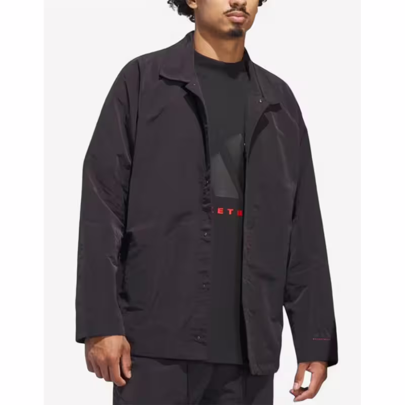 ADIDAS Basketball Coach Jacket Black