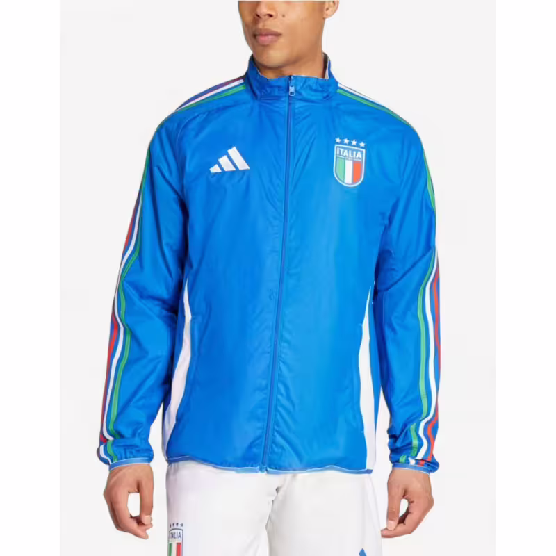 ADIDAS x Italy Anthem Football Jacket Blue/White