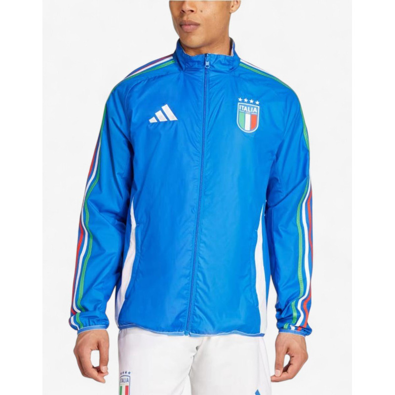 ADIDAS x Italy Anthem Football Jacket Blue/White