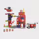Мини вафлен конструктор Marioinex " Пожарна станция", 280 части