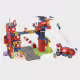 Мини вафлен конструктор Marioinex " Пожарна станция", 280 части