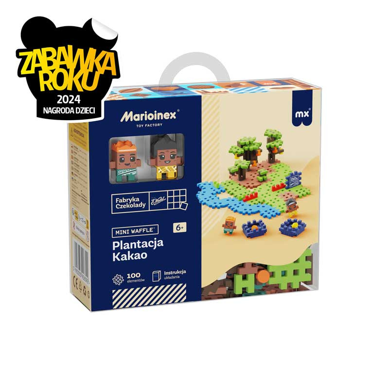 Мини вафлен конструктор Marioinex "Какаова плантация", 100 части