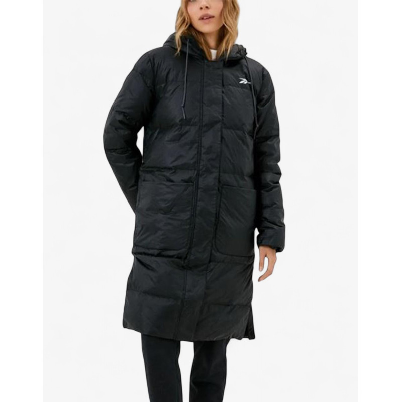 REEBOK Outerwear Long Down Jacket Black