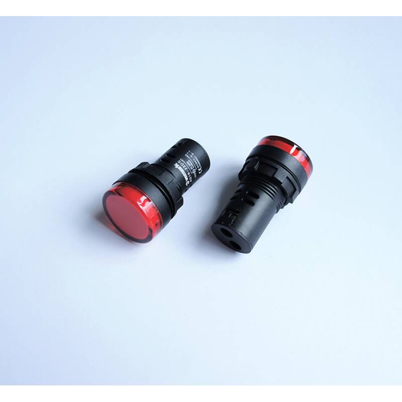 Индикаторна LED лампа червена 220V 0,02A Ф22mm  