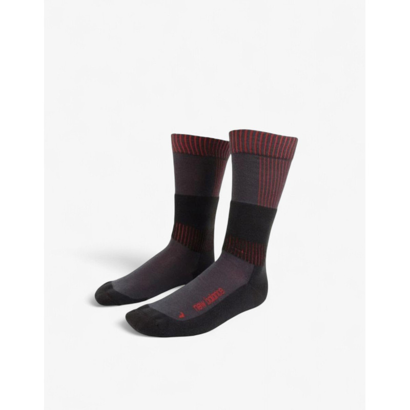 NEW BALANCE 1-Pair Running Winter Socks Grey/Black