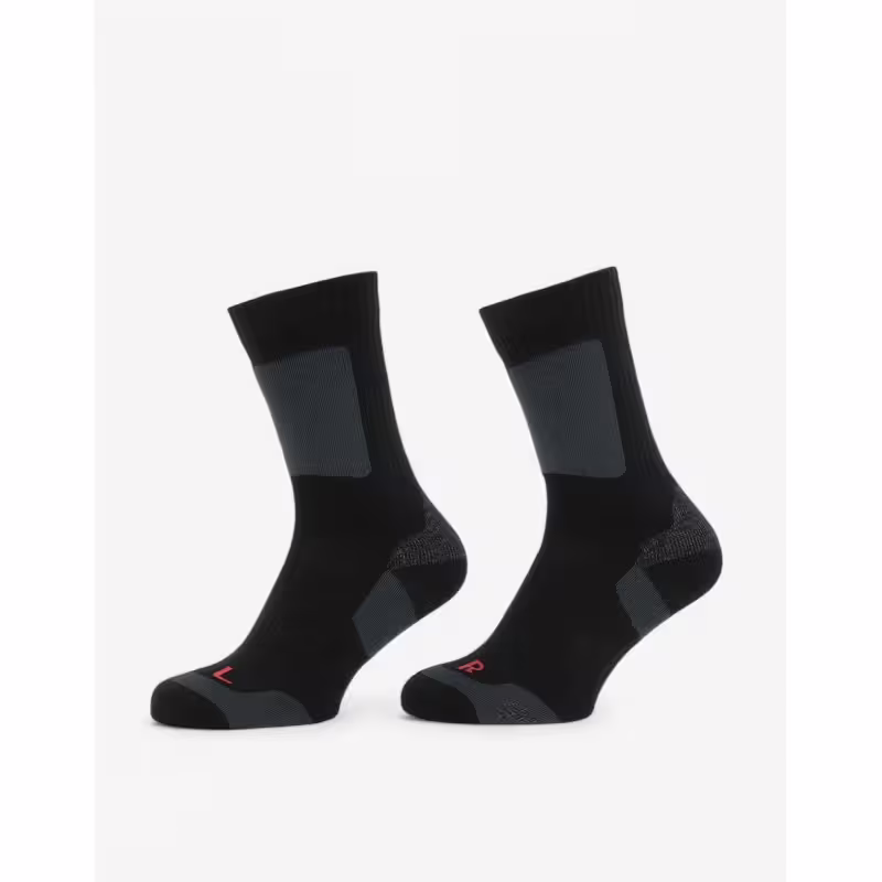 NEW BALANCE 1-Pair DriRelease Supportive Cushioning Sokcs Black/Grey