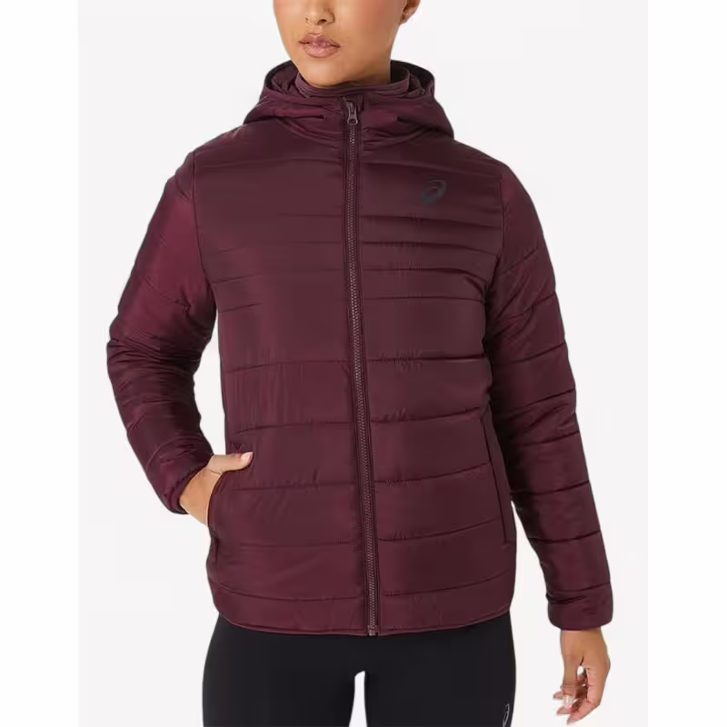 ASICS Padded Jacket Burgundy