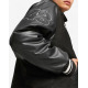 PUMA Team Varsity Jacket Black