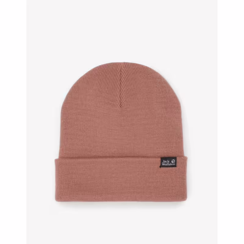 JACK WOLFSKIN Ribbed Beanie Pink