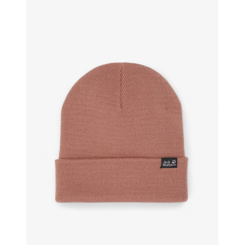 JACK WOLFSKIN Ribbed Beanie Pink