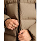 PUMA Long Hooded Down Coat Beige