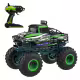Радиоуправляема офроуд кола 1:10, с дистанционно управление и големи гуми, зелена