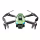 Сгъваем дрон с камера и сензори за препятствия, зелен цвят