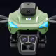 Сгъваем дрон с камера и сензори за препятствия, зелен цвят