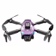 Сгъваем дрон с камера и сензори за препятствия, лилав цвят