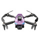Сгъваем дрон с камера и сензори за препятствия, лилав цвят