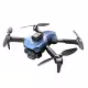 Сгъваем дрон с камера и сензори за препятствия, син цвят