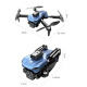 Сгъваем дрон с камера и сензори за препятствия, син цвят