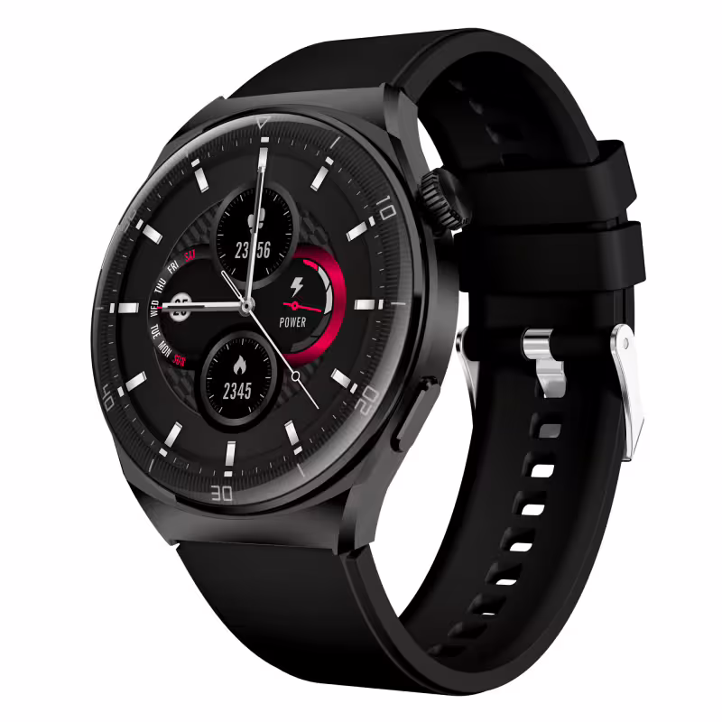 Смарт часовник Aurafit AM05, Amoled, Черен - 73133